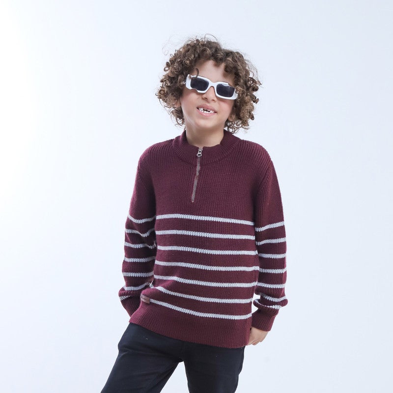 بيبو بلوفر اولادي مقلم أكمام طويلة_نبيتي - Image 2